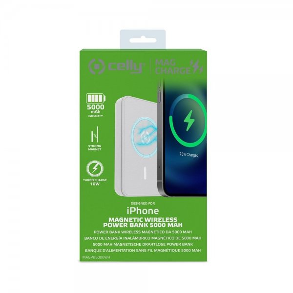 - Powerbank - Magnetic Wireless Power Bank 5000 mAh MagSafe