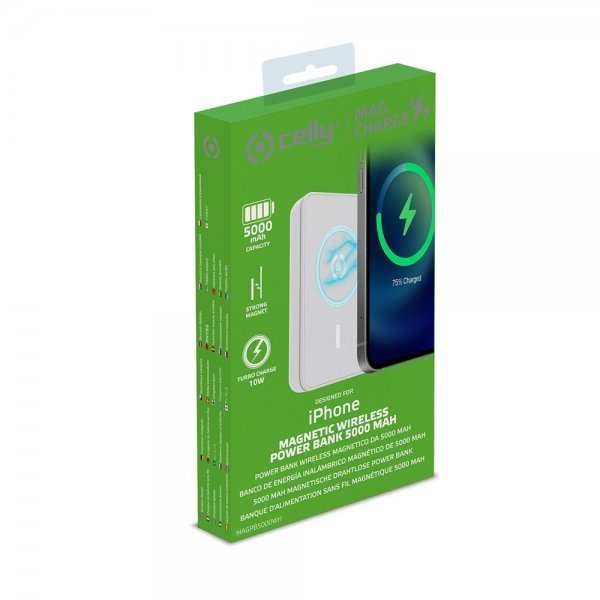 - Powerbank - Magnetic Wireless Power Bank 5000 mAh MagSafe