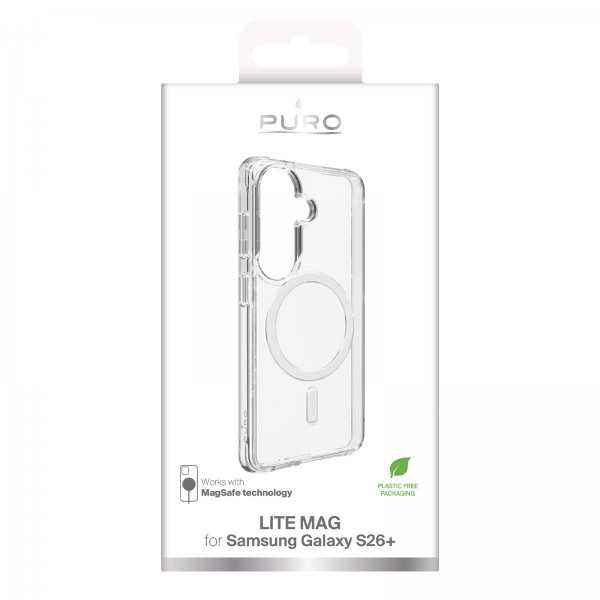 - Samsung Galaxy S26 Plus - Skal - Lite Mag - Transparent