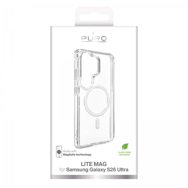 - Samsung Galaxy S26 Ultra - Skal - Lite Mag - Transparent