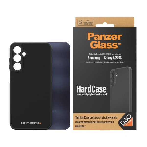 - Samsung Galaxy A25 - Skal - HardCase D3O - Svart