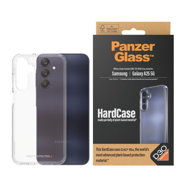 - Samsung Galaxy A25 - Skal - HardCase D3O - Transparent