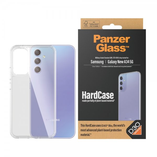 - Samsung Galaxy A35 - Skal - HardCase D3O - Transparent