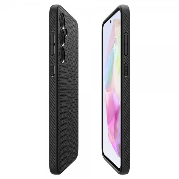 - Samsung Galaxy A35 - Skal - Liquid Air - Matte Black