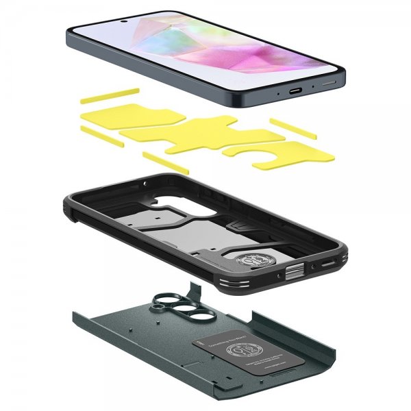 - Samsung Galaxy A35 - Skal - Tough Armor - Abyss Green