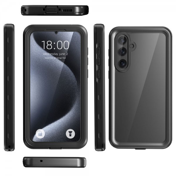 - Samsung Galaxy A35 - Skal - Vattentåligt IP68 - Svart