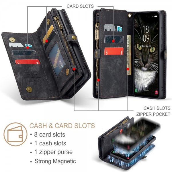 - Samsung Galaxy A36 - Fodral - 008 Series Löstagbart Skal - Svart