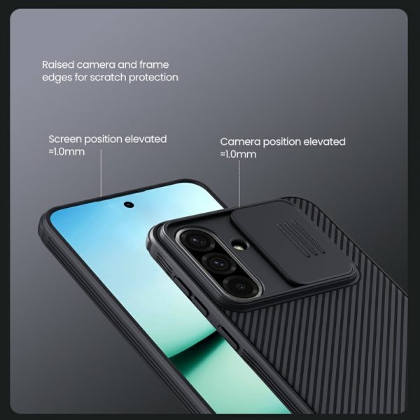 - Samsung Galaxy A36 - Skal - CamShield Pro - Grön