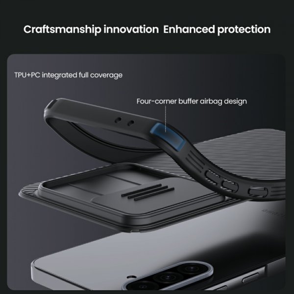 - Samsung Galaxy A36 - Skal - CamShield Pro MagSafe - Svart