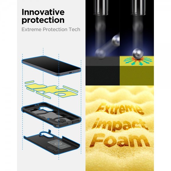 - Samsung Galaxy A36 - Skal - Tough Armor - Svart