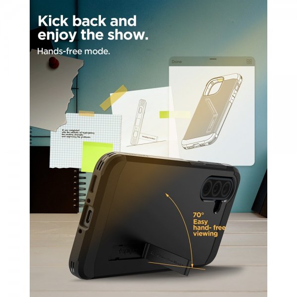 - Samsung Galaxy A36 - Skal - Tough Armor - Svart