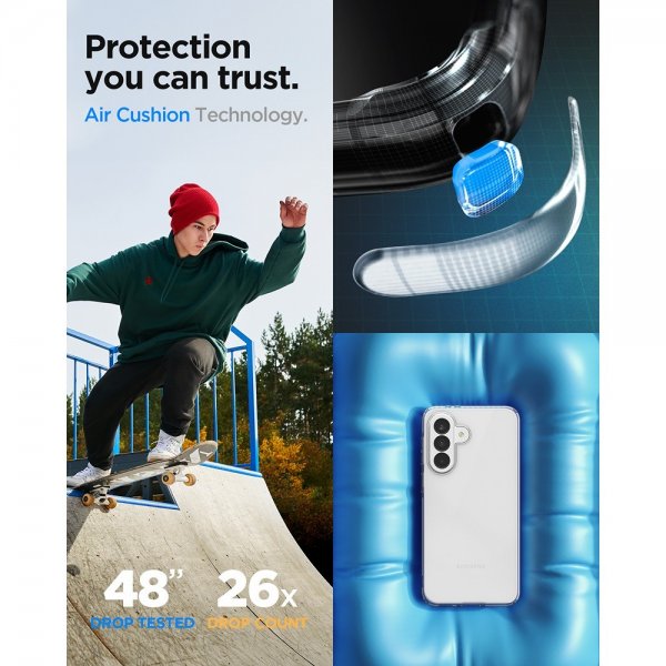 - Samsung Galaxy A37 - Skal - Liquid Crystal - Crystal Clear