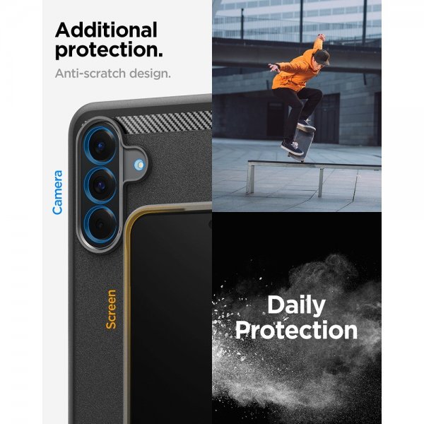 - Samsung Galaxy A56 - Skal - Rugged Armor - Matte Black