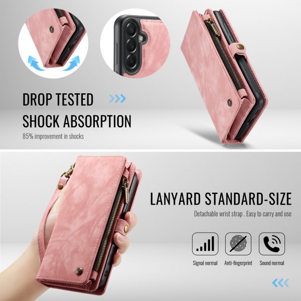 - Samsung Galaxy A57 - Fodral - 008 Series Löstagbart Skal - Rosa