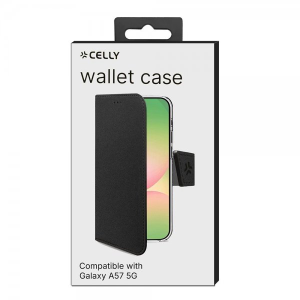 - Samsung Galaxy A57 - Fodral - Wally Wallet Case - Svart