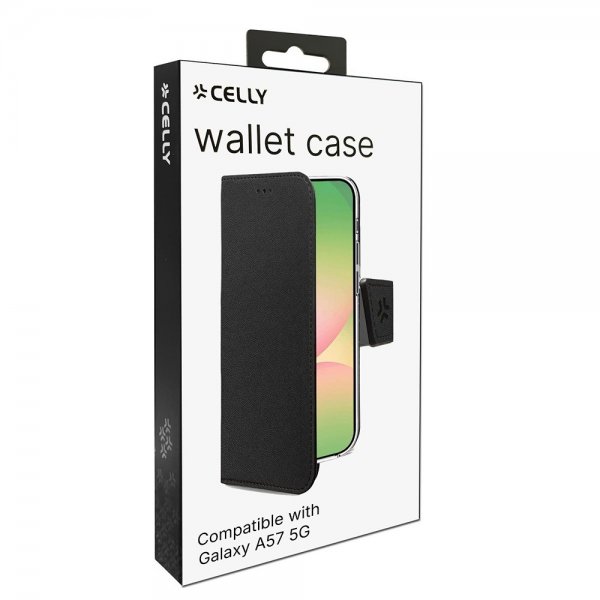 - Samsung Galaxy A57 - Fodral - Wally Wallet Case - Svart