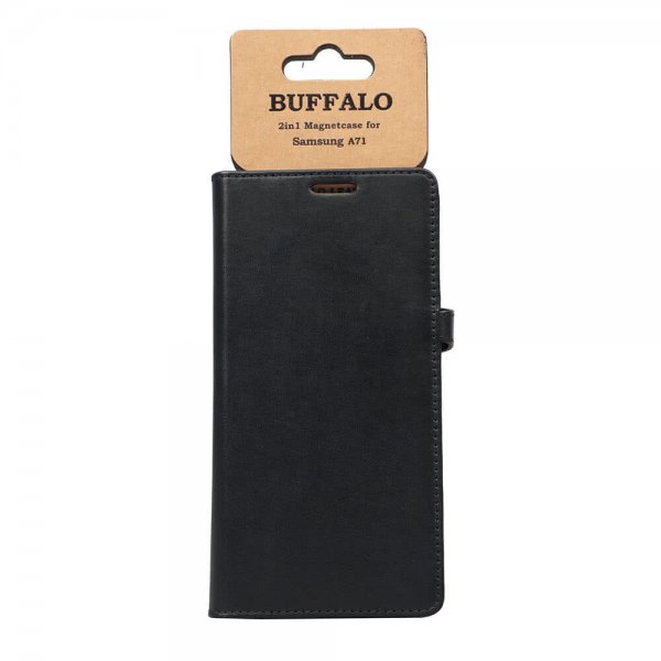 - Samsung Galaxy A71 - Fodral - 2-in-1 Detachable Wallet - Svart
