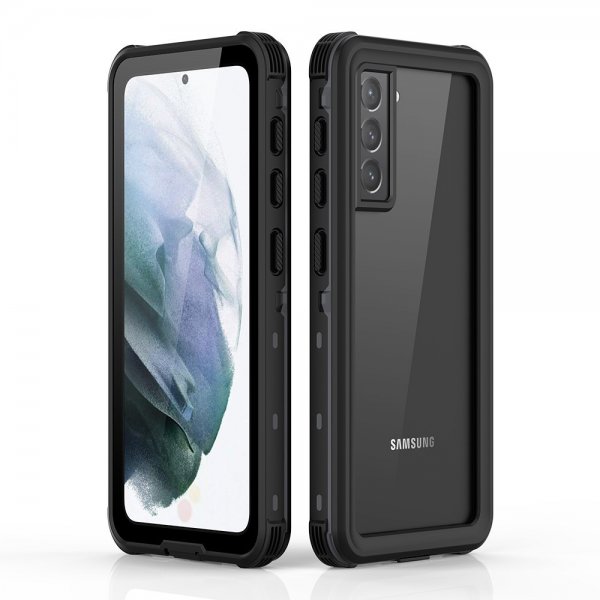 - Samsung Galaxy S21 - Skal - Vattentåligt IP68 - Svart
