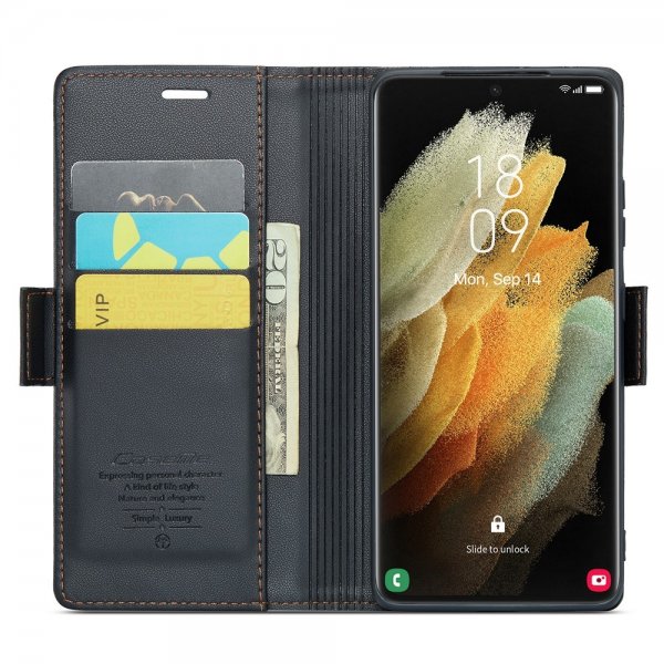 - Samsung Galaxy S21 Ultra - Fodral - 023 Series - Svart