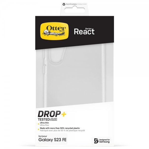 - Samsung Galaxy S23 FE - Skal - React - Transparent