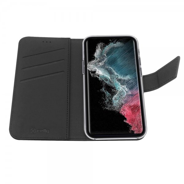 - Samsung Galaxy S23 - Fodral - Wally Wallet Case - Svart