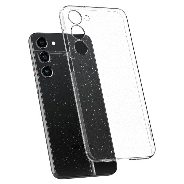 - Samsung Galaxy S23 Plus - Skal - Air Skin Glitter - Crystal Quartz