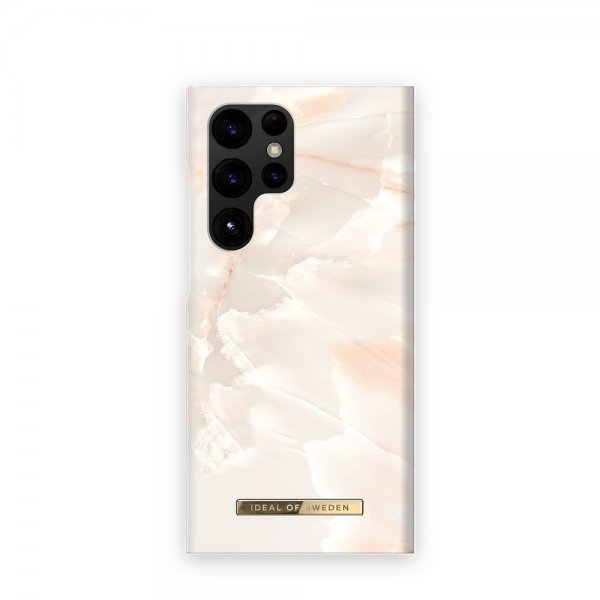 - Samsung Galaxy S23 Ultra - Skal - Fashion Case - Rose Pearl Marble