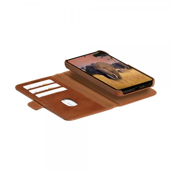 - Samsung Galaxy S24 Ultra - Fodral - Lynge - Tan