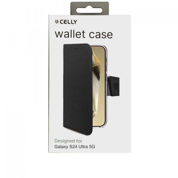 - Samsung Galaxy S24 Ultra - Fodral - Wally Wallet Case - Svart