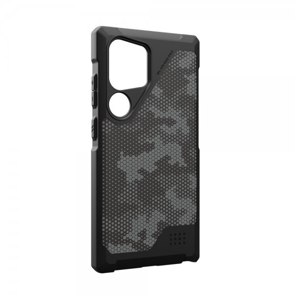 - Samsung Galaxy S24 Ultra - Skal - Metropolis LT MagSafe - Micro Hex Camo Graphite