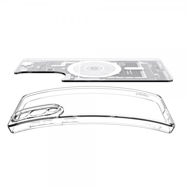 - Samsung Galaxy S25 Edge - Skal - Ultra Hybrid Zero One MagFit - Vit