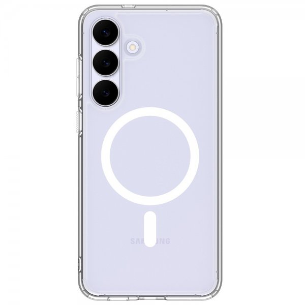 - Samsung Galaxy S25 FE - Skal - Ultra Hybrid MagFit - Clear White