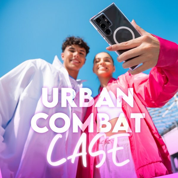 - Samsung Galaxy S25 Plus - Skal - Urban Combat MagSafe - Vit