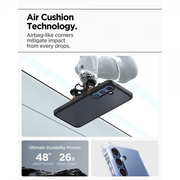 - Samsung Galaxy S25 - Skal - Ultra Hybrid - Frost Black