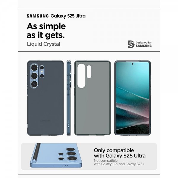 - Samsung Galaxy S25 Ultra - Skal - Liquid Crystal - Space Crystal