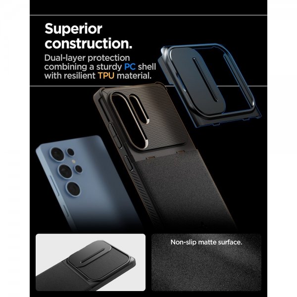 - Samsung Galaxy S25 Ultra - Skal - Optik Armor - Svart