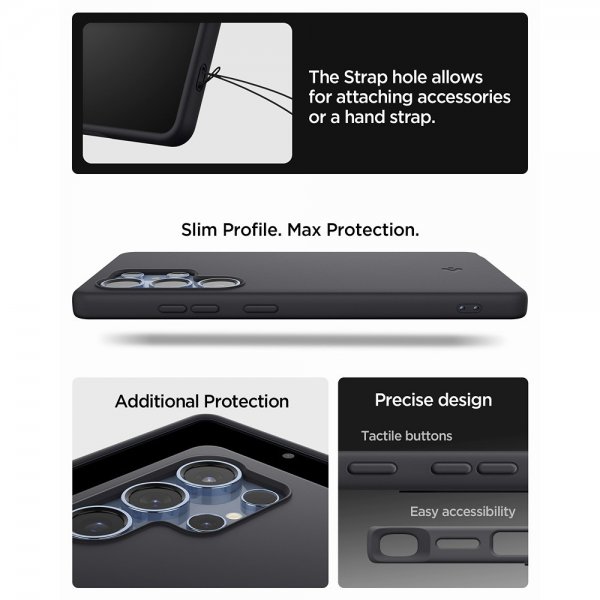 - Samsung Galaxy S25 Ultra - Skal - Silicone Fit MagFit - Svart