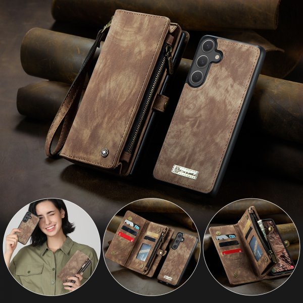 - Samsung Galaxy S26 - Fodral - 008 Series Löstagbart Skal - Brun