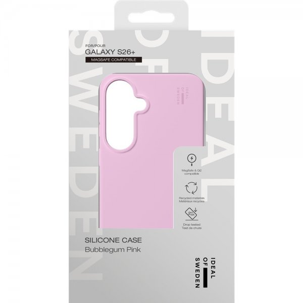 - Samsung Galaxy S26 Plus - Skal - Silicone Case MagSafe - Bubblegum Pink