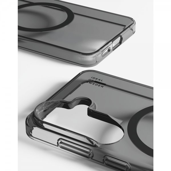 - Samsung Galaxy S26 - Skal - Clear Case MagSafe - Tinted Black