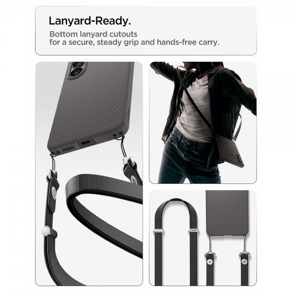 - Samsung Galaxy S26 - Skal - Liquid Air MagFit - Marble Gray