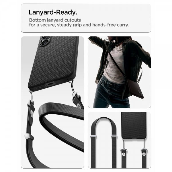 - Samsung Galaxy S26 - Skal - Liquid Air MagFit - Matte Black