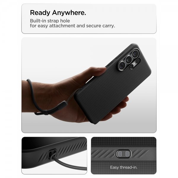 - Samsung Galaxy S26 Ultra - Skal - Liquid Air - Matte Black