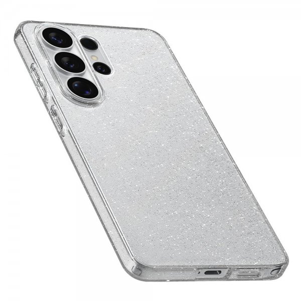 - Samsung Galaxy S26 Ultra - Skal - Liquid Crystal Glitter - Crystal Quartz