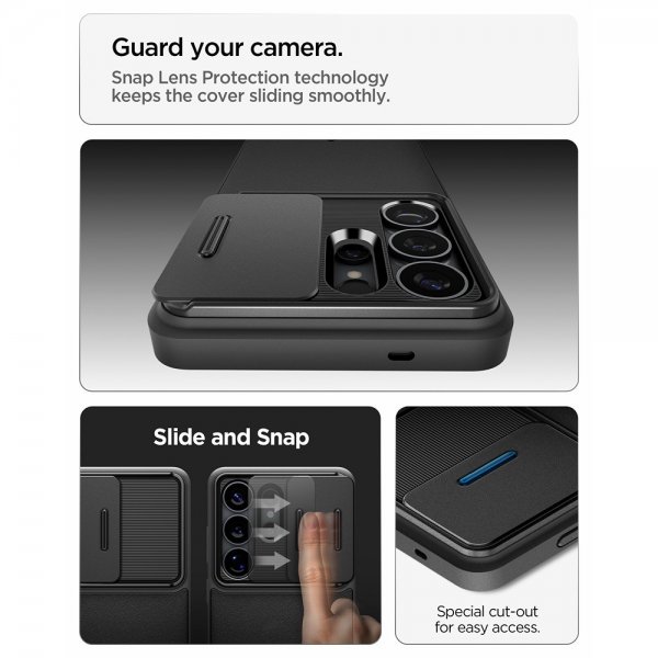 - Samsung Galaxy S26 Ultra - Skal - Optik Armor - Svart