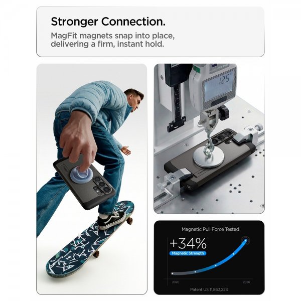 - Samsung Galaxy S26 Ultra - Skal - Tough Armor MagFit - Gunmetal