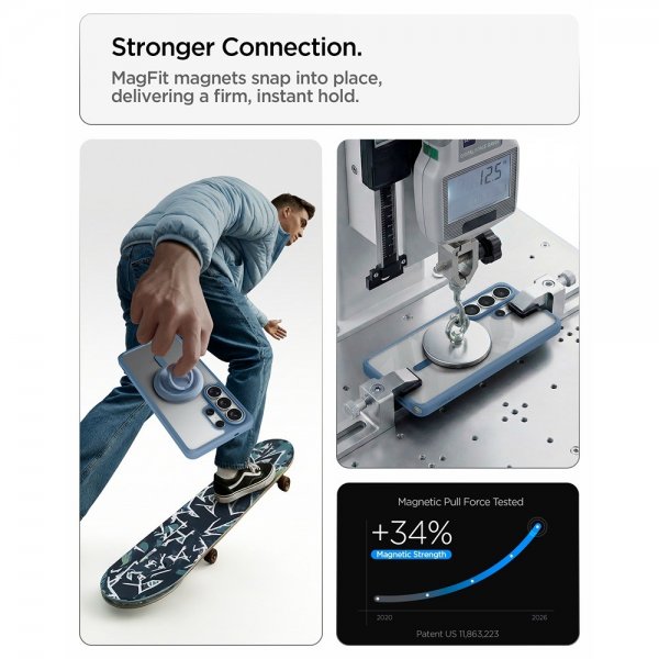 - Samsung Galaxy S26 Ultra - Skal - Ultra Hybrid MagFit - Light Blue