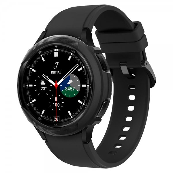 - Samsung Galaxy Watch 4 Classic 42mm - Skal - Liquid Air - Matte Black