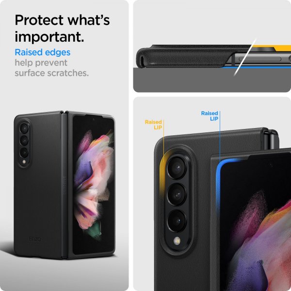 - Samsung Galaxy Z Fold3 - Skal - Enzo - Svart