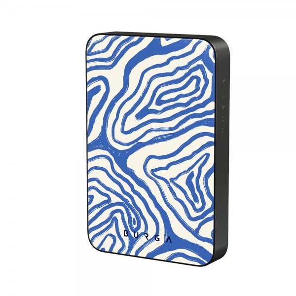- Powerbank - MagSafe 5000 mAh - Seven Seas - Metallgrå